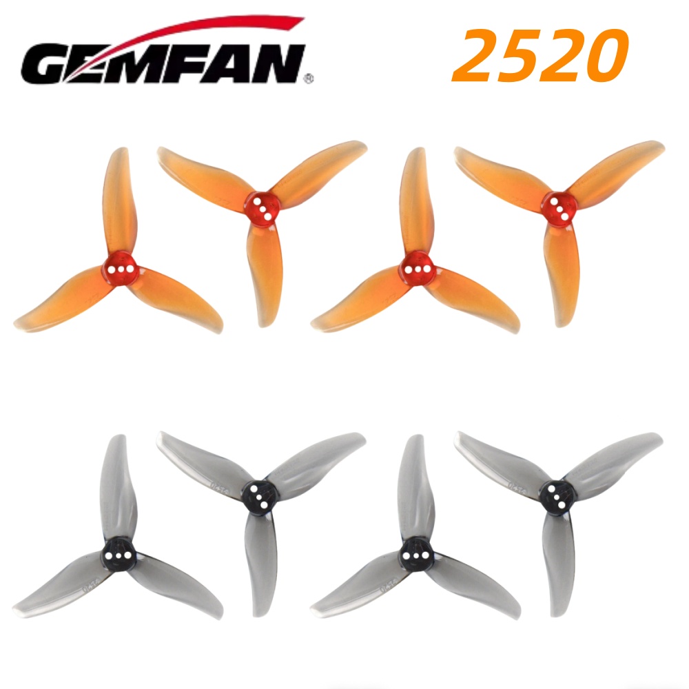 Ekko Cosplay Prop - 4 paires d'hélices Gemfan Hurricane 2520