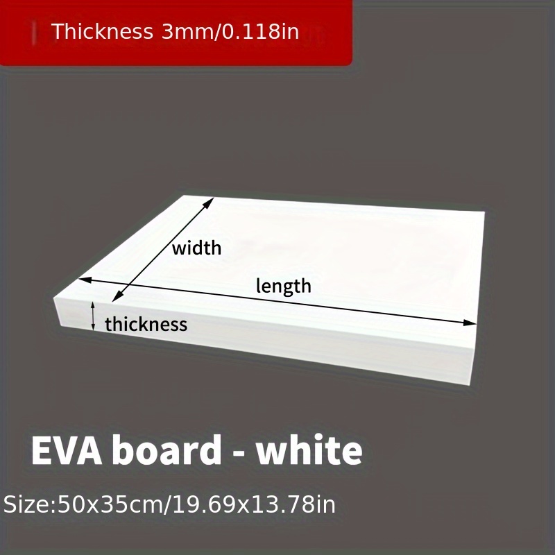 Panneau de mousse EVA 14x19 po - Cosplay Prop Foam Board avis et prix