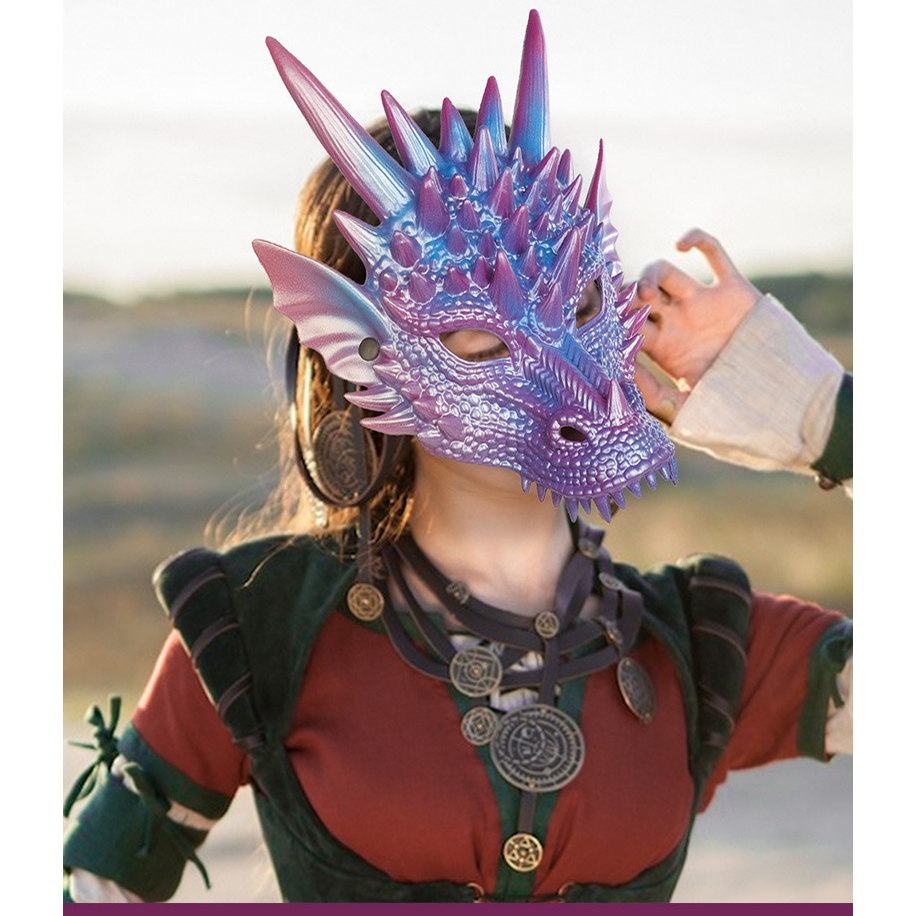 Masque Dragon Bleu Perle, Impr - Cosplay Prop Blueprints avis et prix