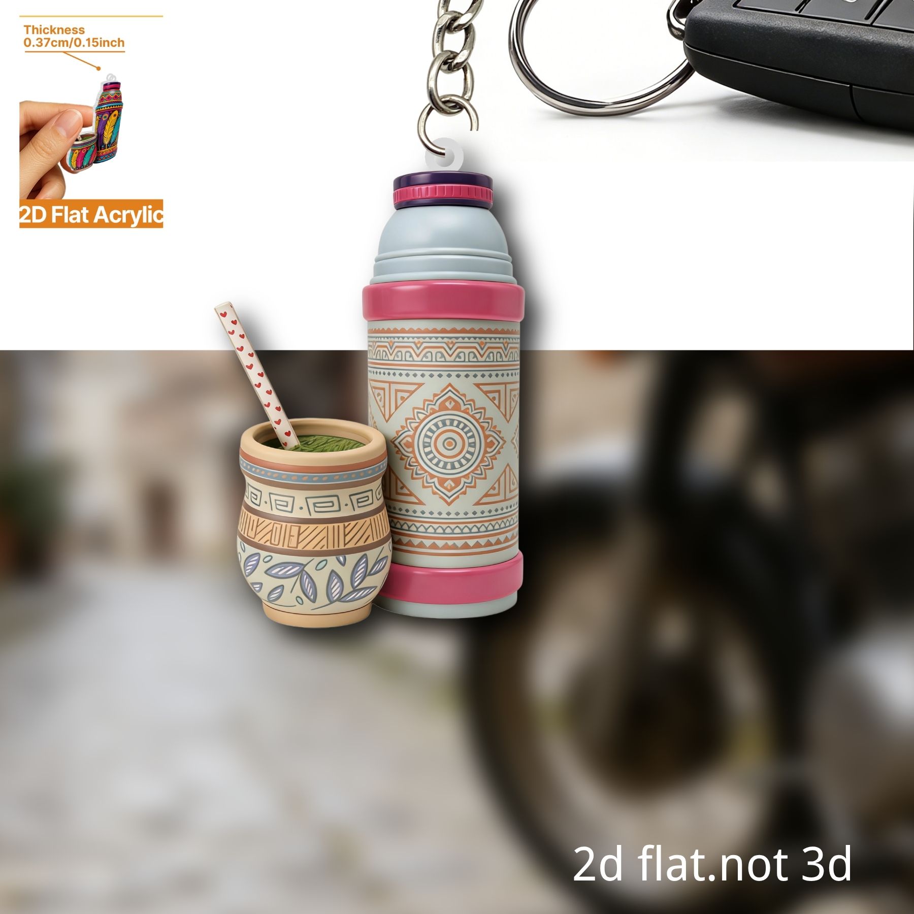 Porte-clés Thermos, Pendentif  - Worbla Thermoplastic avis et prix
